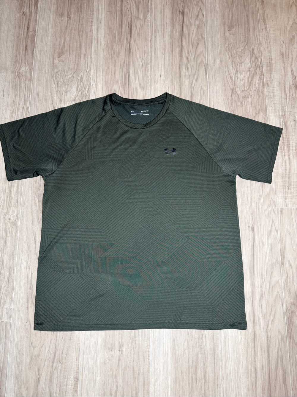Under Armour Men's Dark Olive Green Short Sleeve Performance Shirt